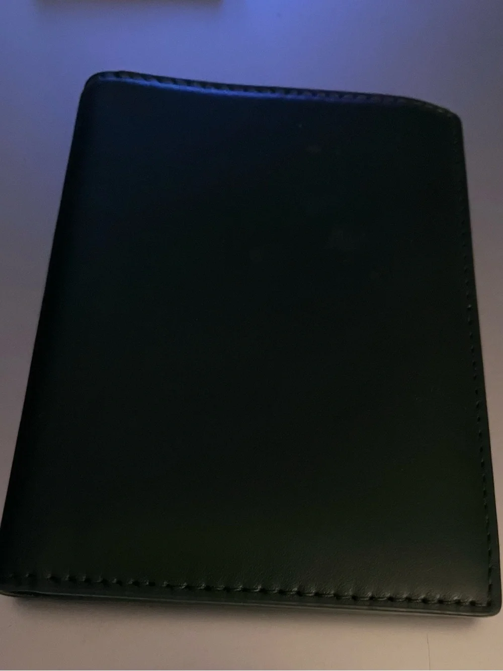 Nappa Leather RFID Blocking Passport Holder - Dark Green